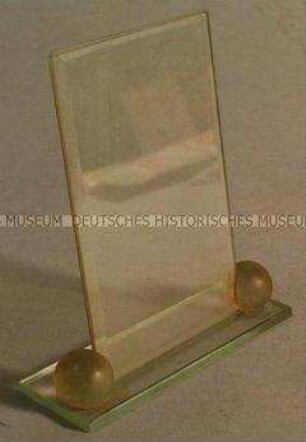 Fotoständer (für zwei Glasscheiben), Glas