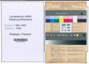 Entnazifizierung Friedrich Roeltgen , geb. 23.12.1906 (Kaufmann)