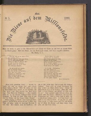 N° 5. Mai. 1890