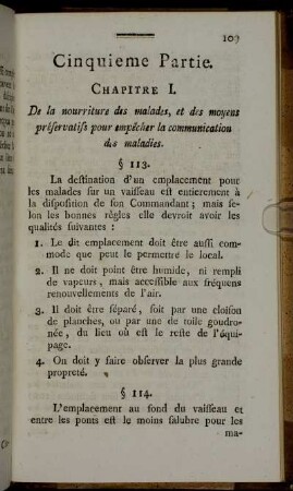 Cinquieme Partie.