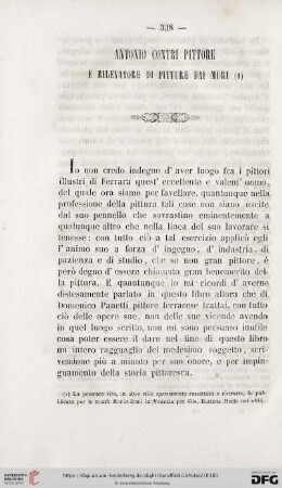 Antonio Contri, pittore