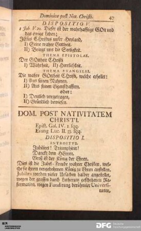 Dominica Post Nativitatem Christi.