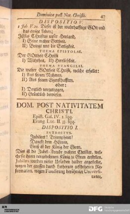Dominica Post Nativitatem Christi.
