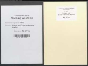 Prästationsregister der Vogtei Werther des Amtes Sparrenberg - Band 2