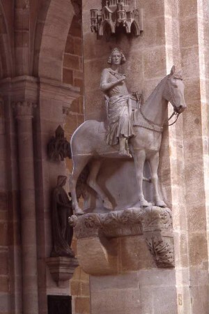 Bamberg - Bamberger Reiter im Dom : Aufgenommen in Bamberg 2001