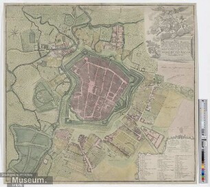 Grundriss der Stadt Leipzig