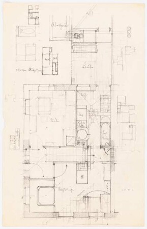 Arbeiterwohnhaus mit Stall: Grundriss