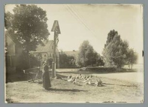 In der Lausitz, Dorfplatz in Dubring