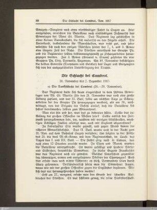 Die Schlacht bei Cambrai