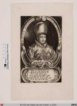 Bildnis Osman II., Sultan der Türkei (reg. 1618-22)