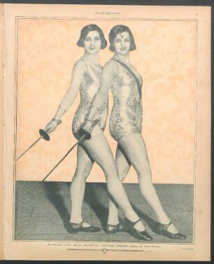 Del bataclán criollo: Felisa Bonorino y Victoria Corbani, figuras del teatro Porteño [Fotografía]