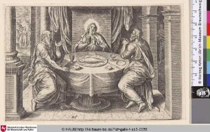 [Das Emmausmahl; The supper at Emmaus]