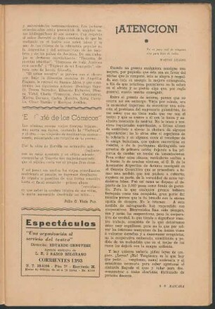 'E Café de los Cómicos"