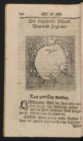 Der sechzehende Discurs. Von dem Fegfeuer