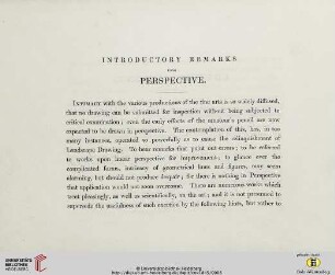 Introductory remarks upon perspective