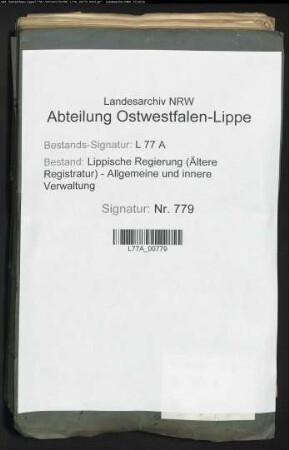 Erhebung der Korngefälle des Stifts St. Marien zu Lemgo