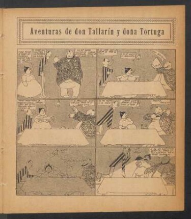 Aventuras de don Tallarín y doña Tortuga - [Cómic, continuación]