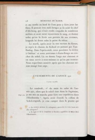Chapitre XVIII. Événements de l'année 932 (1525-1526)