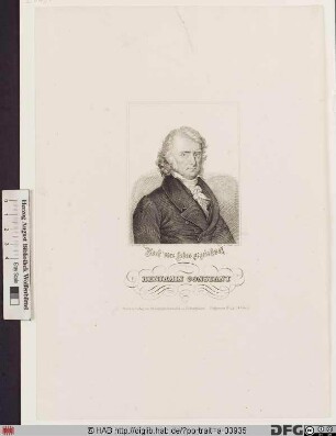 Bildnis (Henri) Benjamin Constant de Rebecque