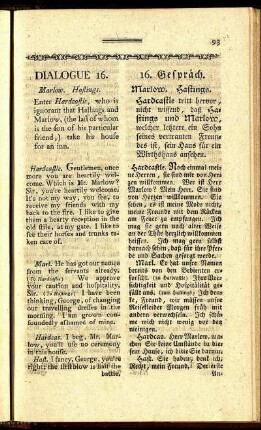Dialogue 16. / 16. Gespräch. - Dialogue 20. / 20. Gespräch.