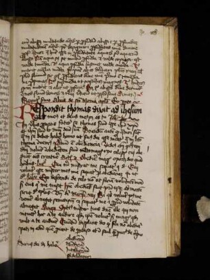 Sermo ex opere 'Paratus'. Schneyer 4, 538 Nr. 179