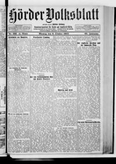 Hörder Volksblatt. 1884-1934