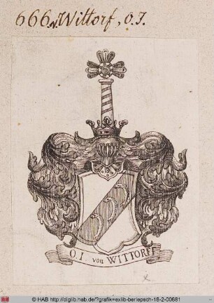 Wappen des O. J. von Wittorf