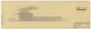 Küchengebäude mit Speisesaal, Entwurf, Ansicht von Nordosten