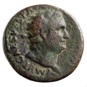 Münze, As, 80 - 81 n. Chr.