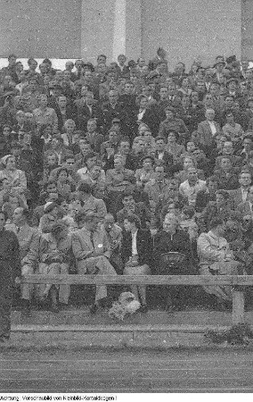 Dresden, Rudolf-Harbig-Stadion, Stadion-Einweihung, 18. September 1951