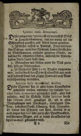 Spiritus Salis Armoniaci. - Hertz- Tinctur.