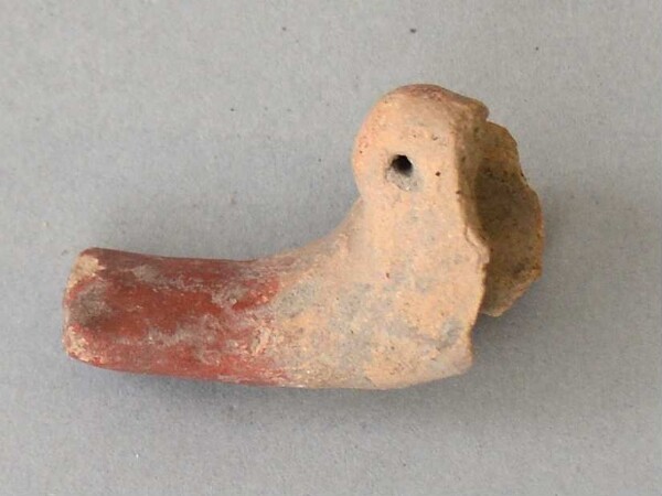 Fragment de pipe en terre cuite