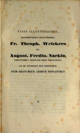 Trias quaestionum Horatianarum : dissertatio