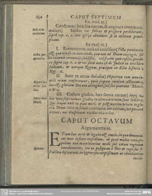 Caput Octavum