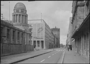 Düsseldorf, Breite Straße, Blick gegen Barmer Bank-Verein, heute Commerzbank und Wilhelm-Marx-Haus