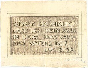 Littmann, Max; München; Nordfriedhof, Grabstätte der Familie Littmann - Grabinschrift (Ansicht)