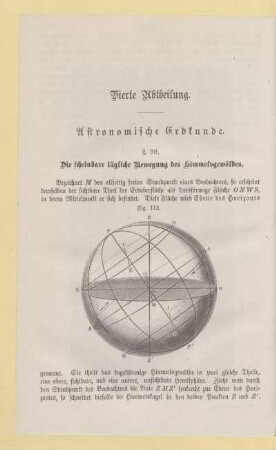 Vierte Abtheilung. Astronomische Erdkunde