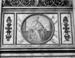 Zyklus mit fünf Kirchenvätern — Gregor der Große als Kirchenvater