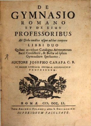 De Gymnasio Romano