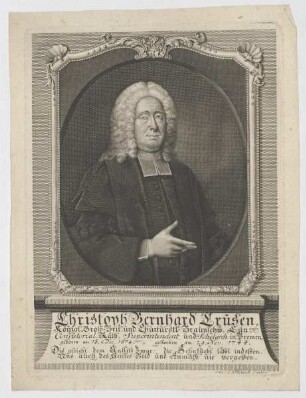 Bildnis des Christoph Bernhard Crusen