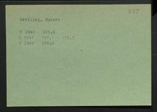 Dettling, Hubert