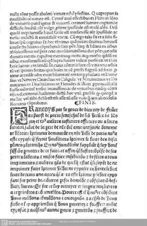 Francoys par la grace de dieu de fra[n]ce ...