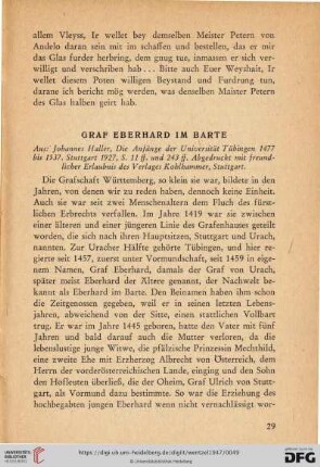 Graf Eberhard im Barte