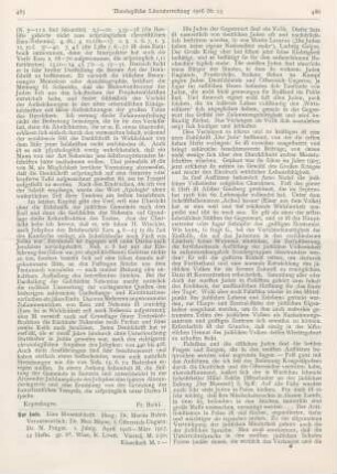 485-487 [Rezension] Buber, Martin (Hrsg.), Der Jude. Eine Monatsschrift. 1. Jahrg