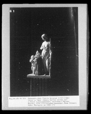 Venus und Armor (Amors Waffen werden auf dem Altar der Freundschaft verbrannt)