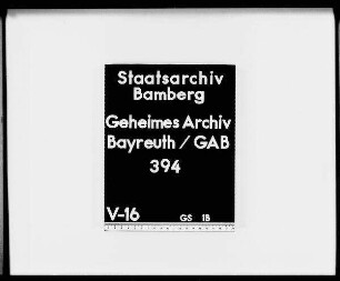 Differenzen zwischen Brandenburg-Kulmbach und Brandenburg-Ansbach um die Präzedenz (Vol. I)