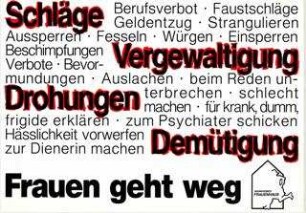 Frauen, geht weg !