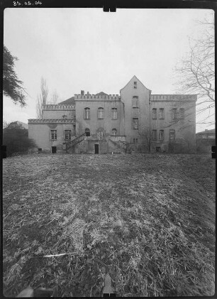 Görlitz-Klingewalde. Schloß (16. Jh., Umbau 18. Jh.). Hofseite