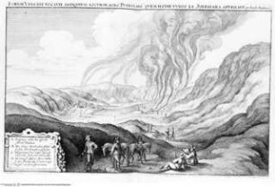 Itinerarium Italiae nov-antiquae: oder Raiß-Beschreibung durch Italien ..., auf S. 169 folgend: Vulkanlandschaft der Solfatara