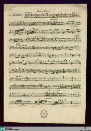 Fantaisie pour deux violons, alto et violoncelle